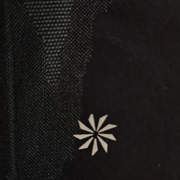 Athleta Charcoal Camo Short Sleeve Tee Small - Picture 3 of 9